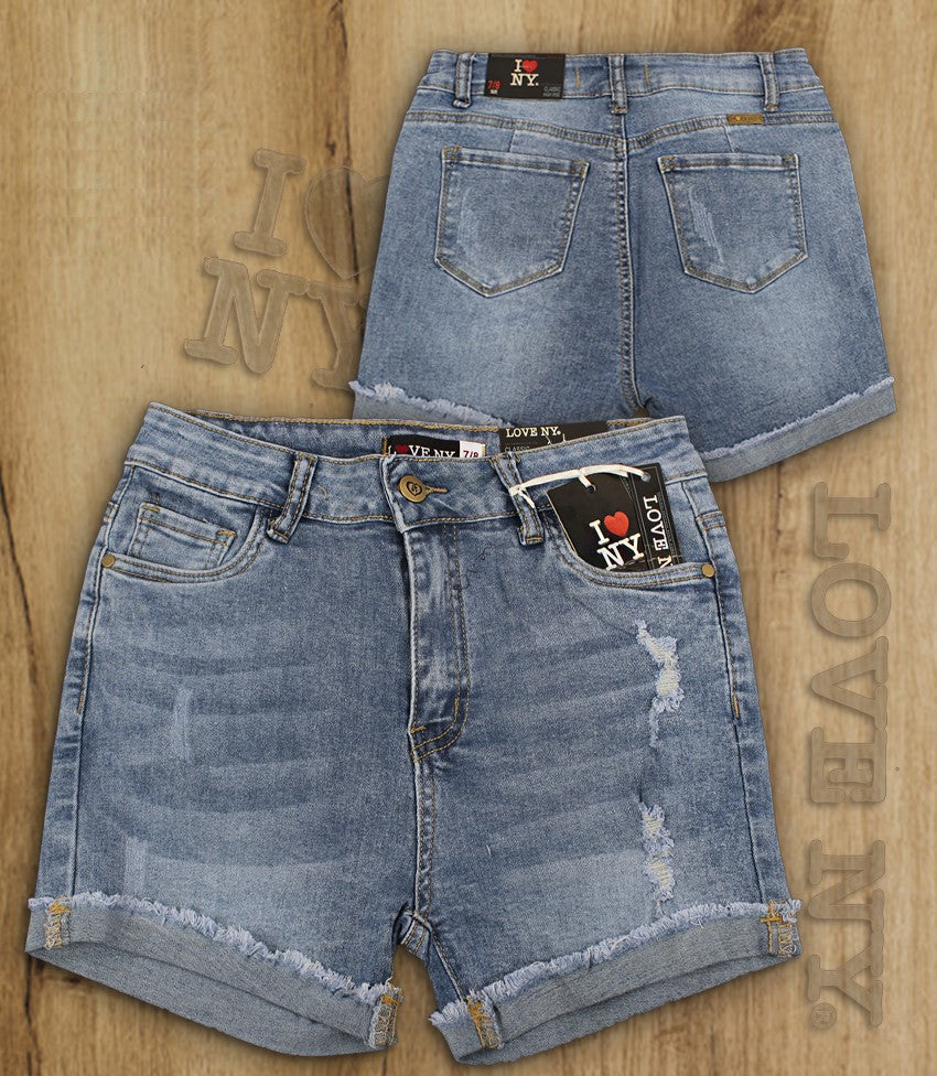 Short de Jean "I Love NY"